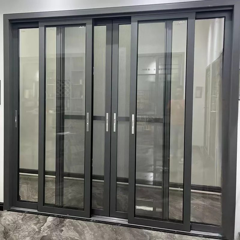 Perfiles de puerta corredera de aleación de aluminio y ventana