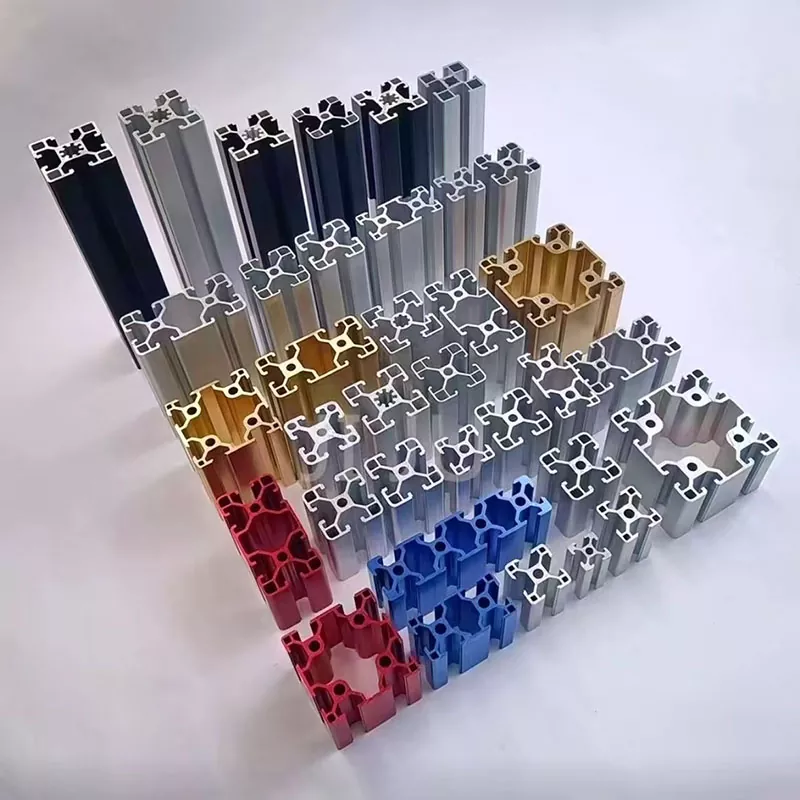 Pantalla de la línea de ensamblaje Gabinete de gabinete Rack Perfil industrial de aluminio