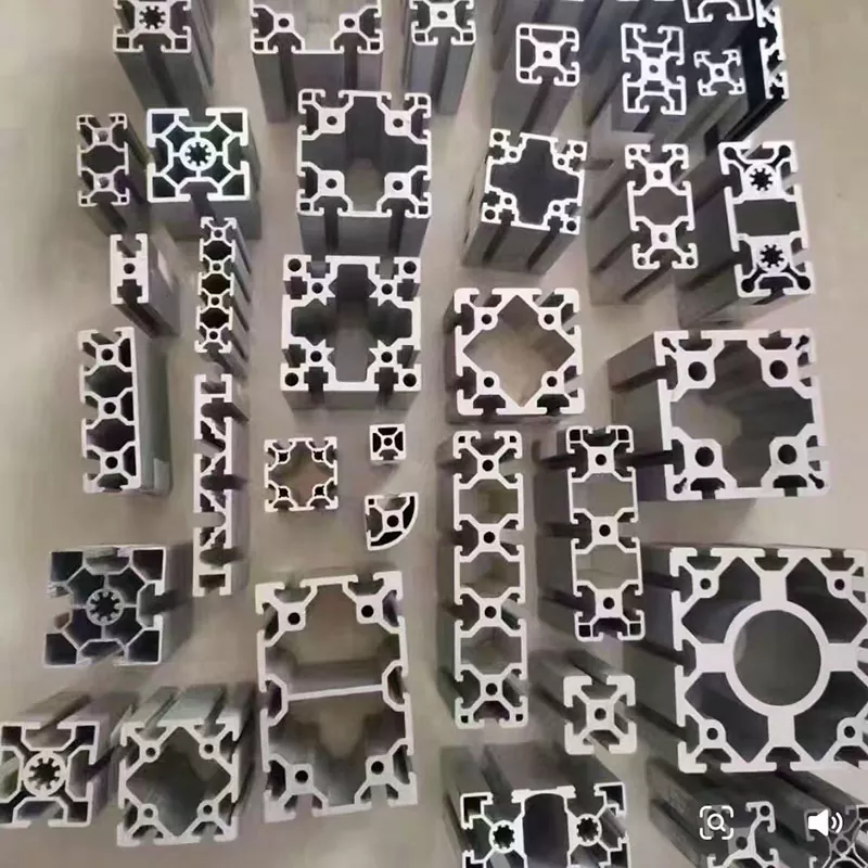 Perfil de línea de ensamblaje de aluminio industrial